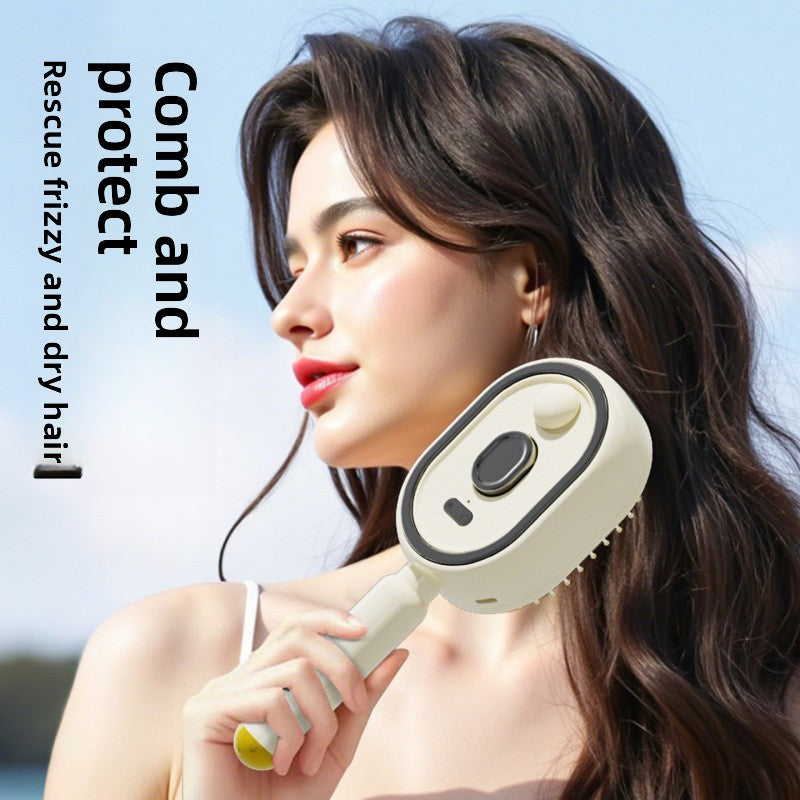 Electric Air Cushion Hair Brush with Spray Function